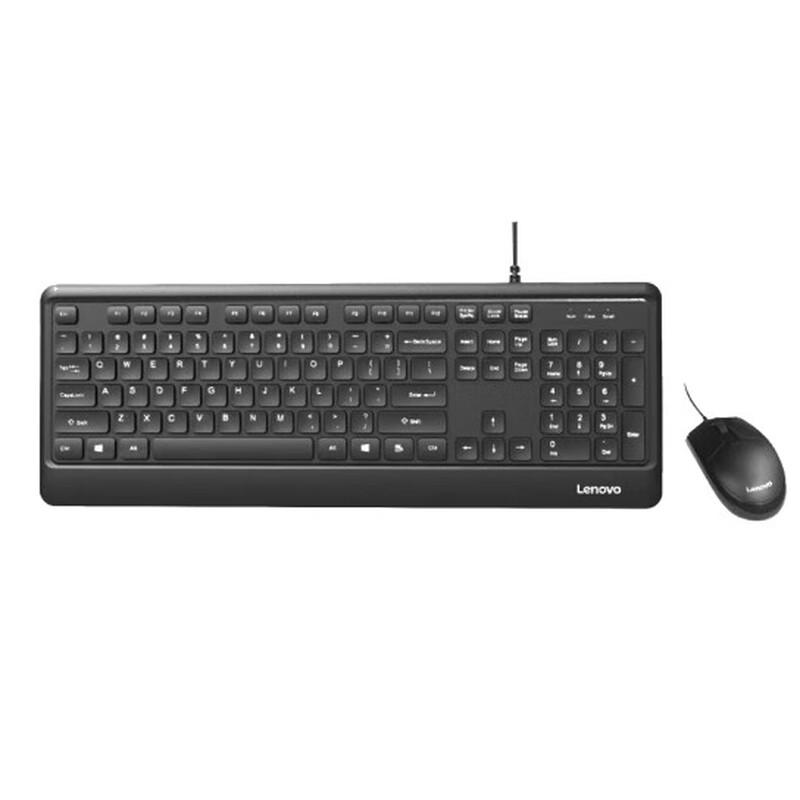Lenovo KM102 Wired Keyboard and Mouse Combo