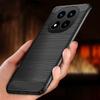 Чехол для Xiaomi Poco M8 M8 Pro Чехол для телефона Матовая текстура Мягкий ТПУ Силикон Кожа ПУ Задняя крышка Для телефона MI Poco M8 Pro 5G