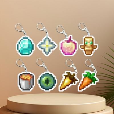 Minecraft Акриловый кулон Украшение Друзья Подарочный пакет Подвески Сувенир