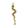 Charm - Gold Snake - Right - D-064