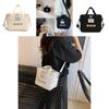 Fashionable Pu Mini Chic Bag With Inner Pouch And Sewn Accents For Daily Wear