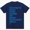 Random Letter Code Graphic Tshirt Unisex Unisex Cotton Short Sleeve Unisex Minimal Abstract Casual Street Daily Tops