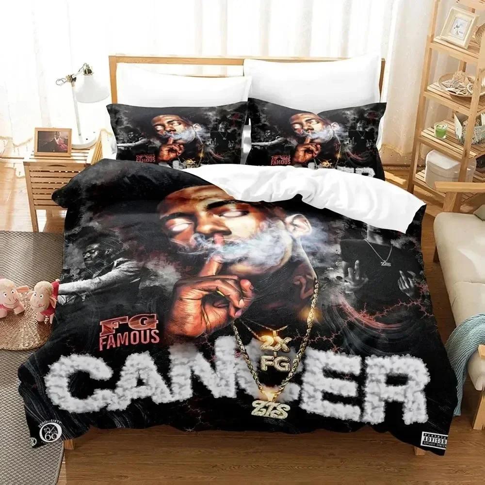 Rip Jaydayoungan Rapper Bedding Set Boys Girls Twin Queen Size Duvet Cover Pillowcase Bed Kids Adult Fashion Home Textileextile