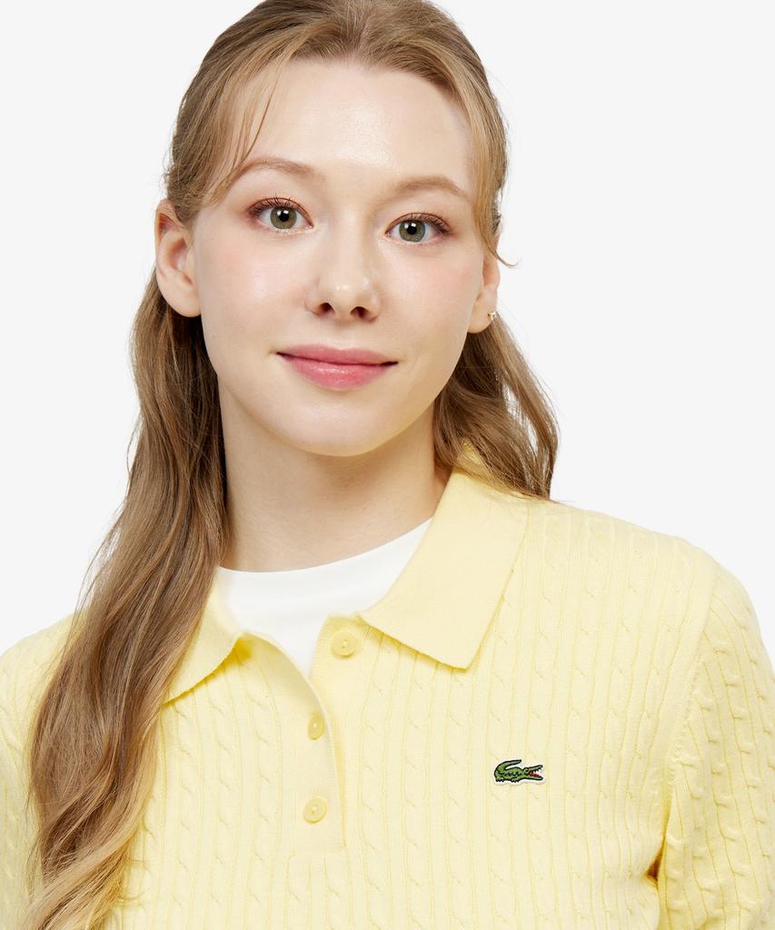 LACOSTE Женская кофта-поло с косами Pf607E-56G 107