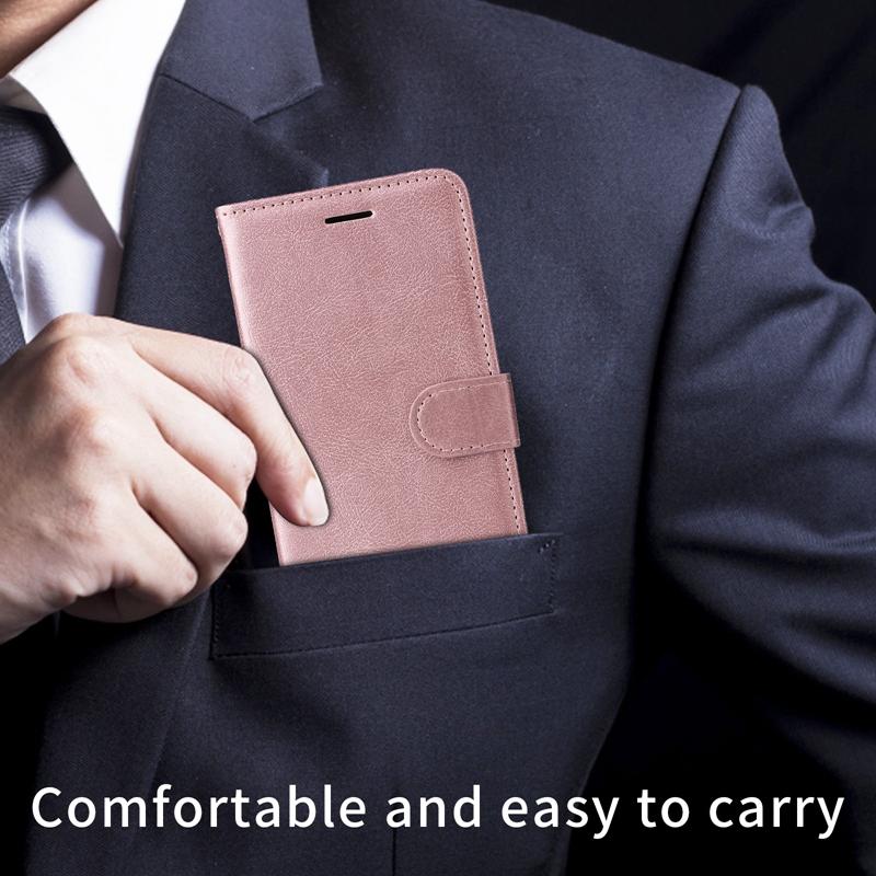 Сплошной цветной чехол-кошелек с держателем для карт для iPhone Huawei Honor Samsung Galaxy Xiaomi Redmi Флип-кобура из искусственной кожи