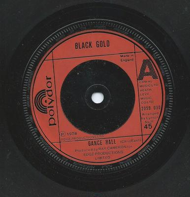 7-дюймовая пластинка ЧЕРНОЕ ЗОЛОТО - Дэнс-холл 2059030 Polydor 1978 Великобритания Соул/Фанк Б/У