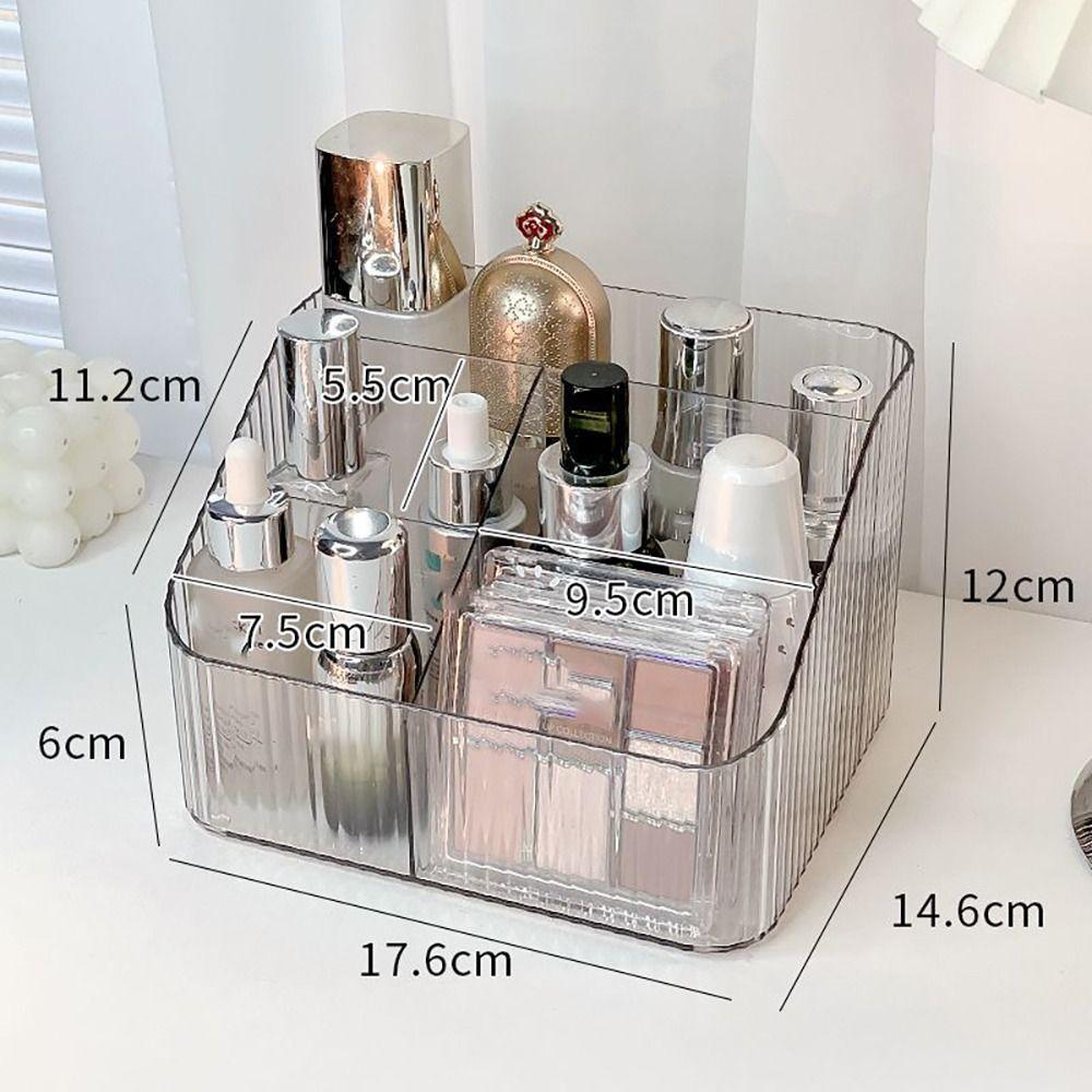 Lightweight Makeup Organizer Plastic Cosmetics Storage Rack New Versatile Storage Box