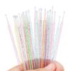 100 Pcs Disposable Crystal Microbrush Individual Lash Removing Swab Micro Brush For Women Eyelash Extension Makeup Brush Tools