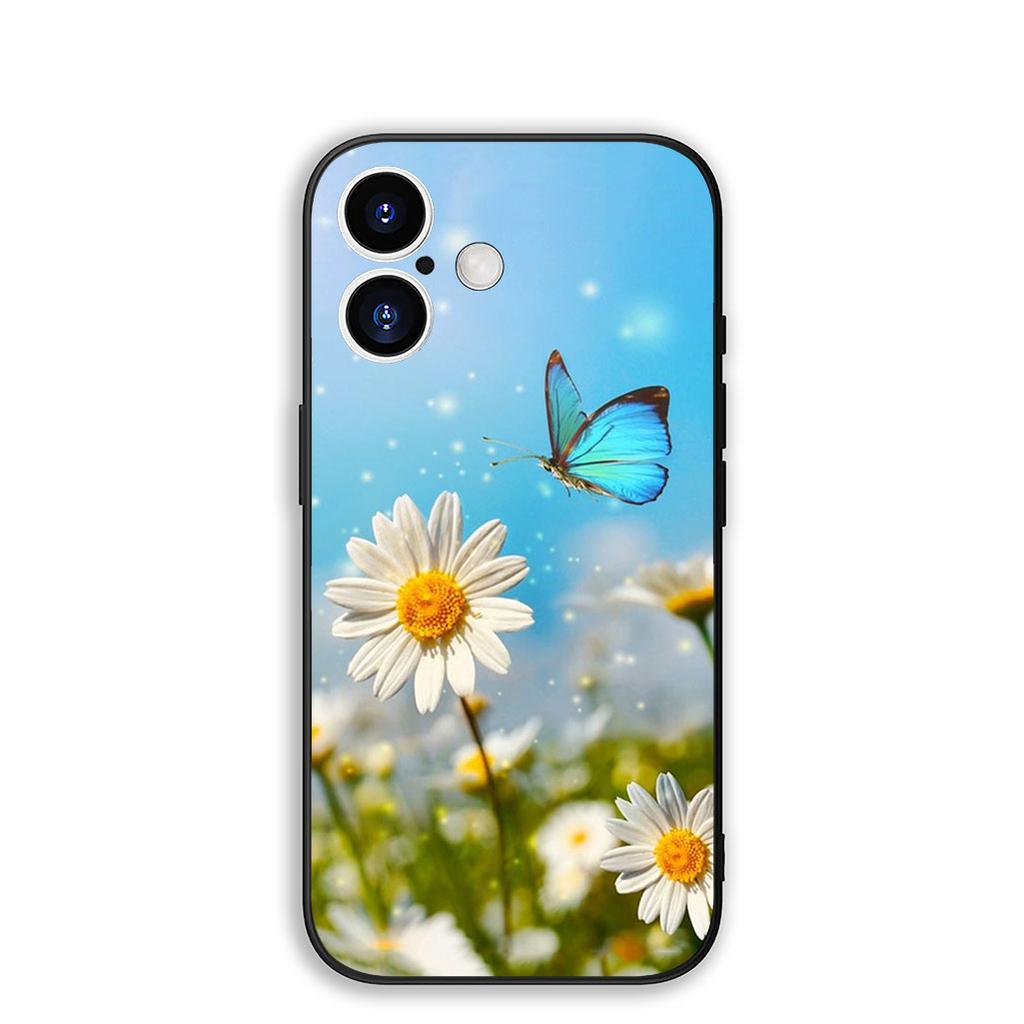 Для Apple iPhone 17 16 Plus 13 12 Pro Max Mini X XR Xs ProMax 16E 15+ 17+ Air Чехол для телефона Свежий Цветок Маленькой Ромашки Подсолнух