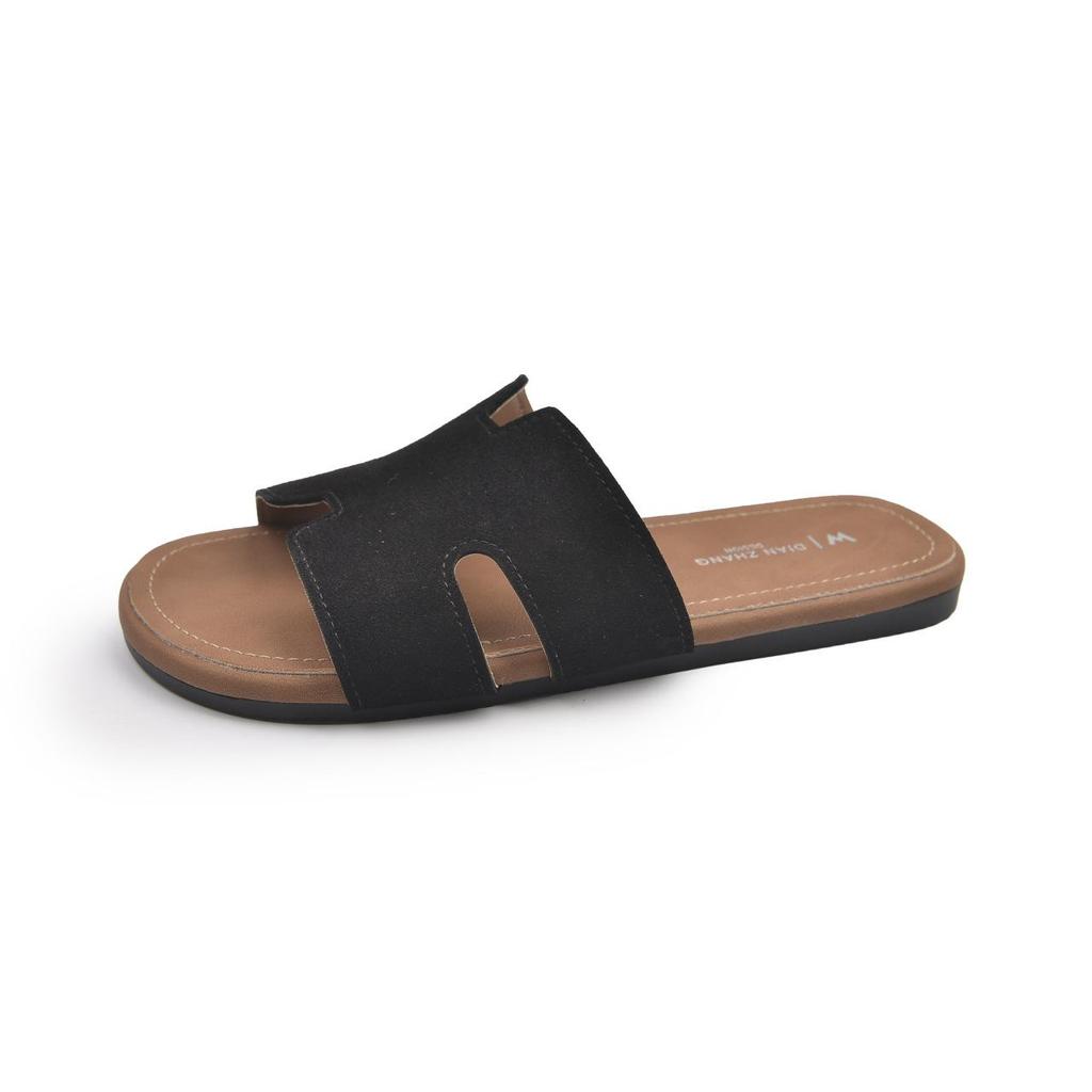 Французские ретро шлепанцы Birkenstock носить лето новые красивые темпераментные плоская подошва прохладные шлепанцы