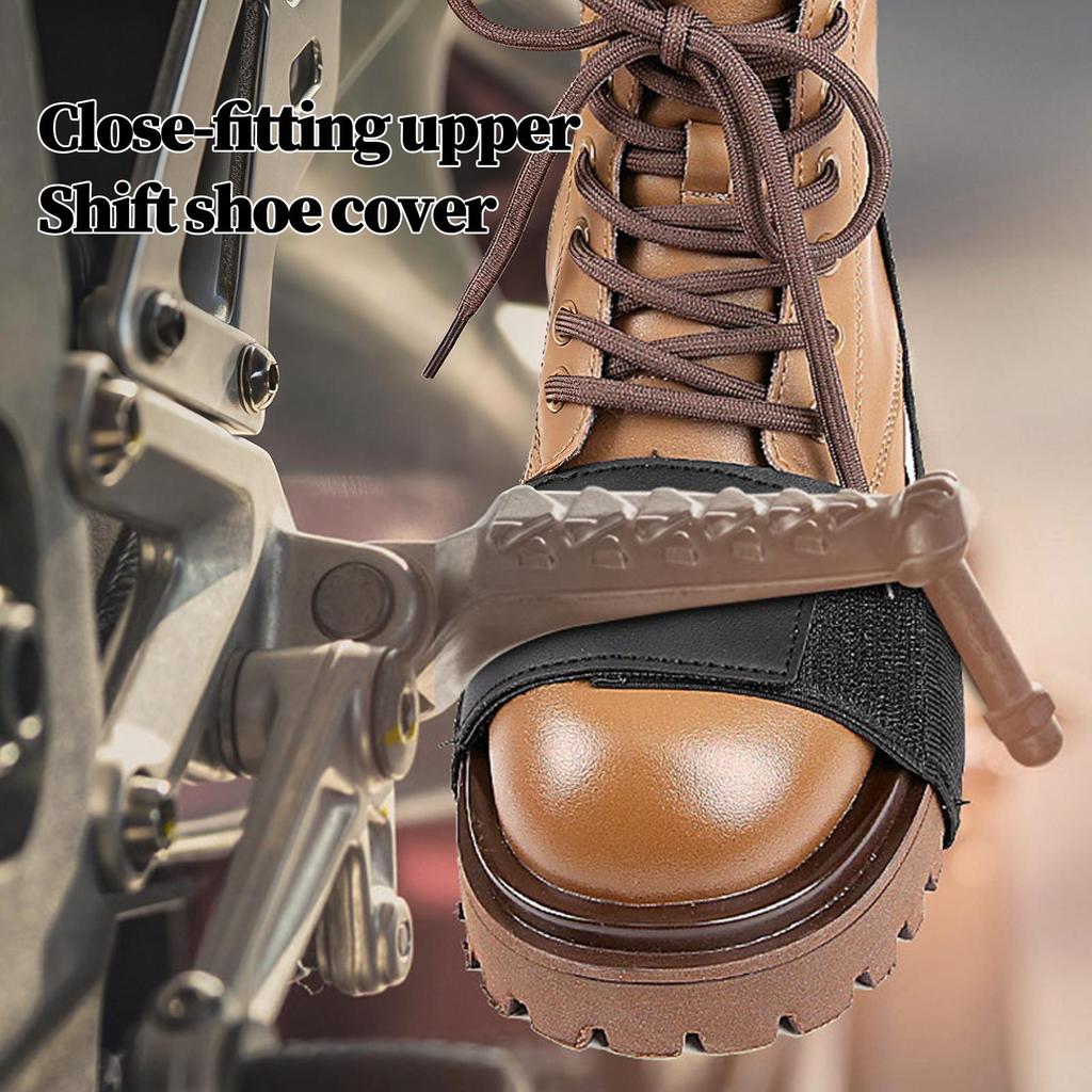 Motorcycle Shoe Cover Anti-Slip Motorcycle Shifter Cover Cycling Equipment For Autumn Winter Adventure Racing Garage Road