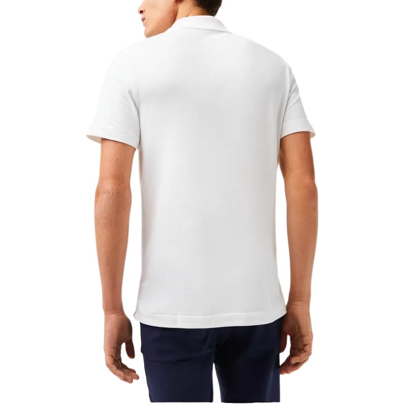 Lacoste Solid Color Polo Shirt Men tops White DH9309800