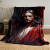 Jesus Portrait Art Blanket bedroom Blanket for Livingroom Couch lunch break Soft throw for Friend's festival Gift