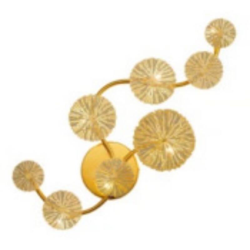 NuFeng Modern Chinese Lotus Leaf Wall Lamp