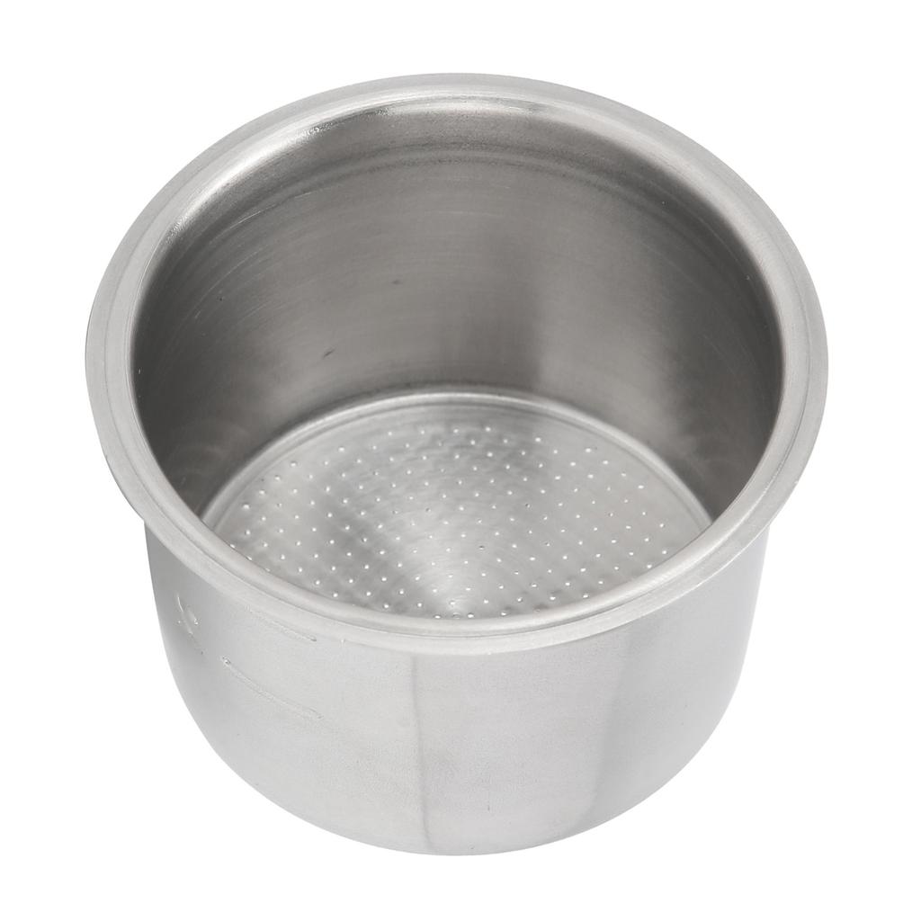 Фильтр для кофе из нержавеющей стали 51 мм, одностенный, негерметичный, пористый, корзина для фильтра, 4 чашки