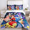Bakugan Battle Brawlers Print 3Pcs Bedding Set,Duvet Cover with 2 Bedro,Pillowcase Home Birthday Gift