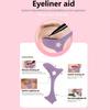 Multi-function Silicone Eyeliner Stencil Tool Reusable Beginner Eyeliner Drawing Assistant 2-In-1 Face