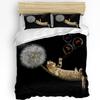 3pcs Bedding Set Dandelion Ladybug White Home Textile Duvet Cover Pillow Case Boy Kid Teen Girl Bedding Covers Set