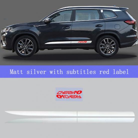 Chery Tiggo 8 Pro автомобильная юбка с боковой полосой виниловые аксессуары наклейки пленка авто украшение