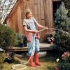 Джинсовый комбинезон для девочек ELLE KIDS с контрастной вышивкой