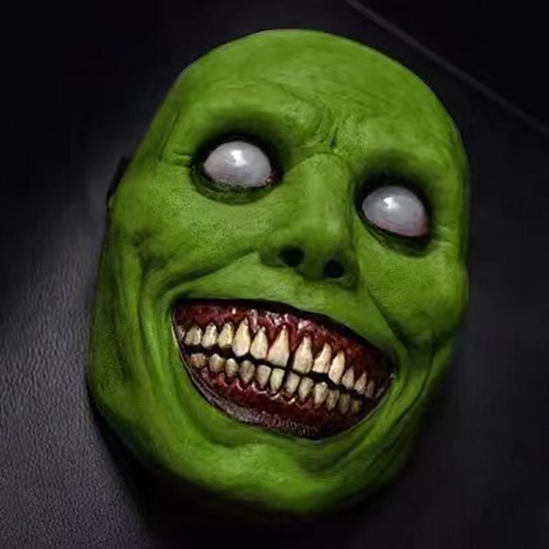 Улыбка Экзорцизм Хэллоуин Маска Призрака Фестиваль Бар Маскарад Дом с привидениями Маска Ужасов Ролевая Игра Улыбка Белое Лицо Белая Маска Для Глаз