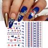 Nail Salon Santa Claus New Year Decals Manicuring Foils Christmas Nail Art Stickers Nail Decoration