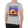 Pew Pew Matafaka Ковбой Дикий Запад Лошадь Смешная Ретро Футболка Мужская XS XXXL
