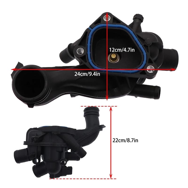 Корпус термостата охлаждающей жидкости двигателя 1336CC, высокопрочный корпус термостата охлаждающей жидкости для R55 R56 R57