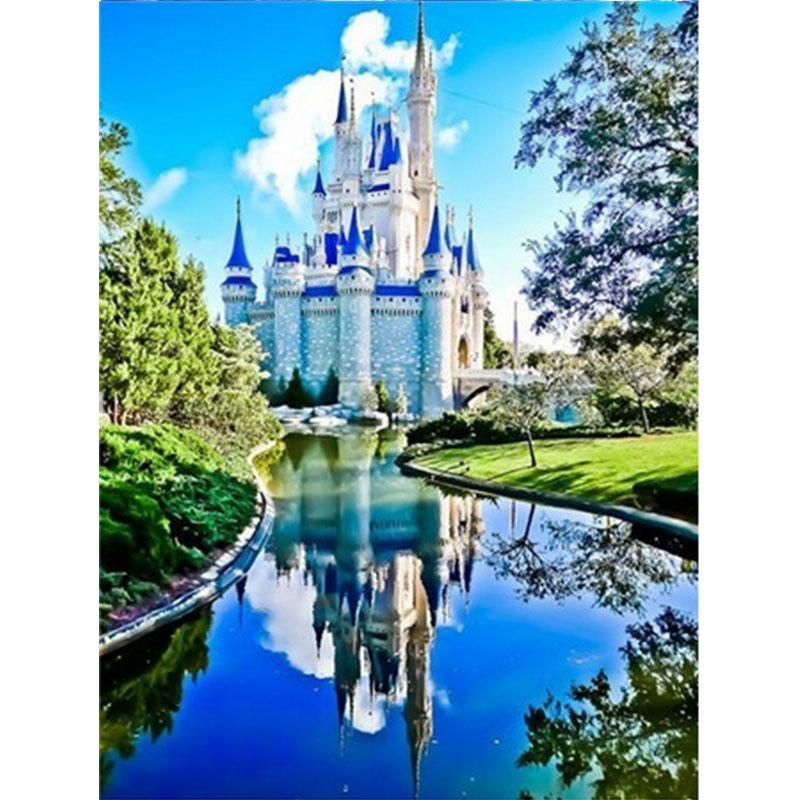 Комплект алмазной живописи Castle Ever Moment, полная декоративная картина, картины с бриллиантами 5d, быстрая доставка, мозаика, вышивка, полная