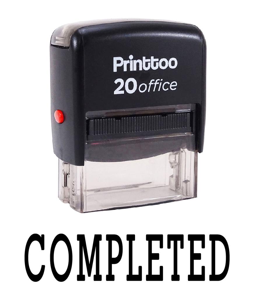 Printtoo ЗАВЕРШЕНО Самостоятельная печать резиновой печатью Офисные канцелярские товары на заказ
