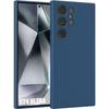 Case - BOOLING - for Samsung Galaxy S24 Ultra - Liquid Silicone - Navy Blue - Matte Effect