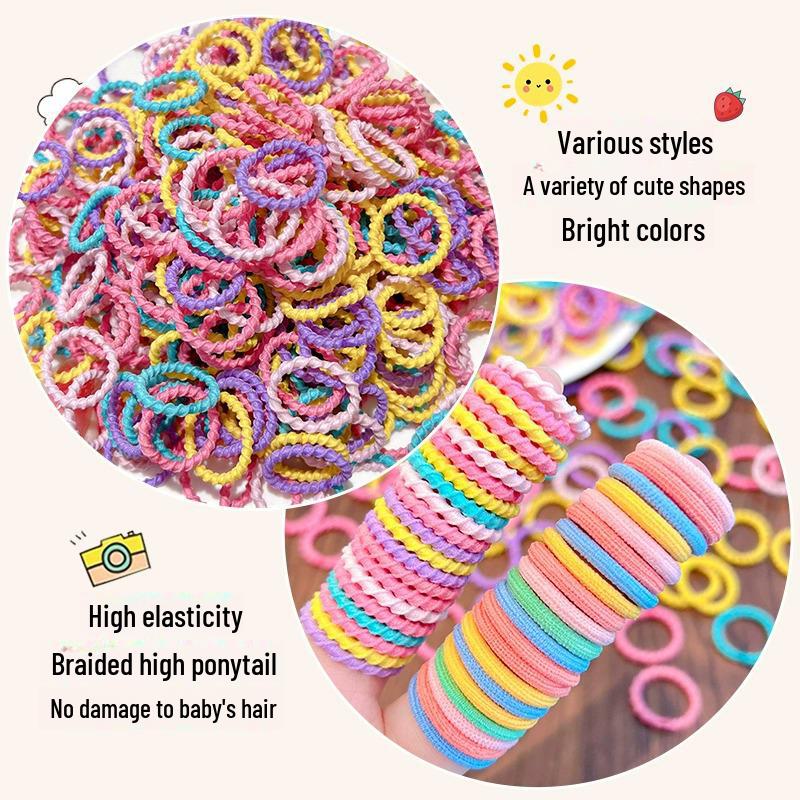 Мягкие эластичные детские резинки для волос — без боли, небольшого размера для маленьких девочек