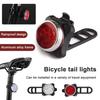 1/2 шт. перезаряжаемый велосипедный задний фонарь с ремешком 40 люмен сверхяркий водонепроницаемый MTB
