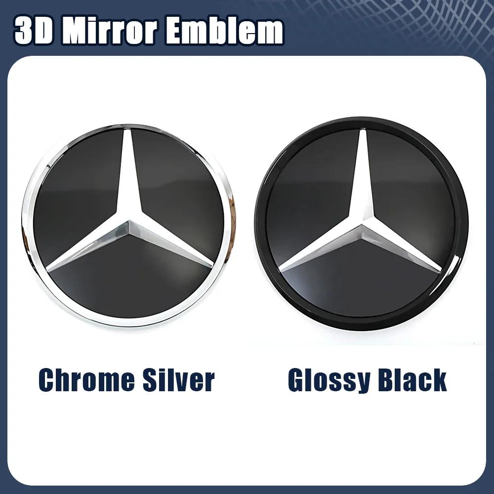 AABGS1 1pcs Front Grille Emblem Logo For Mercedes Benz W253 GLC X253 GLE W166 C292 GLS X166 16-19 Badge