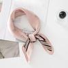 68cm Simple Letter Printed Scarf Women's Spring Summer New Imitation Silk Square Scarf Fashion Versatile Headscarf Scarfs Shawl