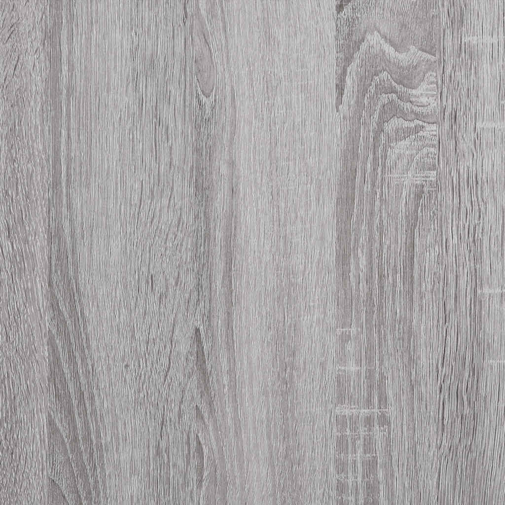 Vidaxl Biurko, Szary Dąb Sonoma, 100X50X75 Cm
