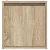 Wall Mounted Nightstand Sonoma Oak 38 x 34 x 40 cm