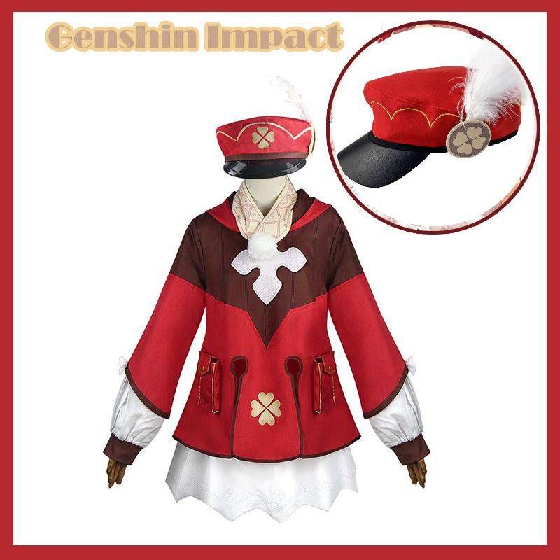 Милая вышитая шапка Klee из Genshin Impact для косплея на Хэллоуин