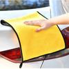 5/2/1 шт. утолщенные полотенца для чистки автомобиля из микрофибры, мягкие быстросохнущие тряпки для протирки окон, зеркал, дома, двухслойные чистые тряпки