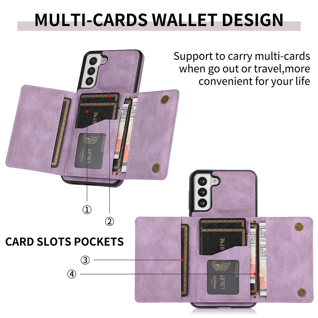 Подходит для Samsung S21 Card Retro Leather Case Samsung Note20 Creative Protective Case A32 Wallet Case Mobile Phone