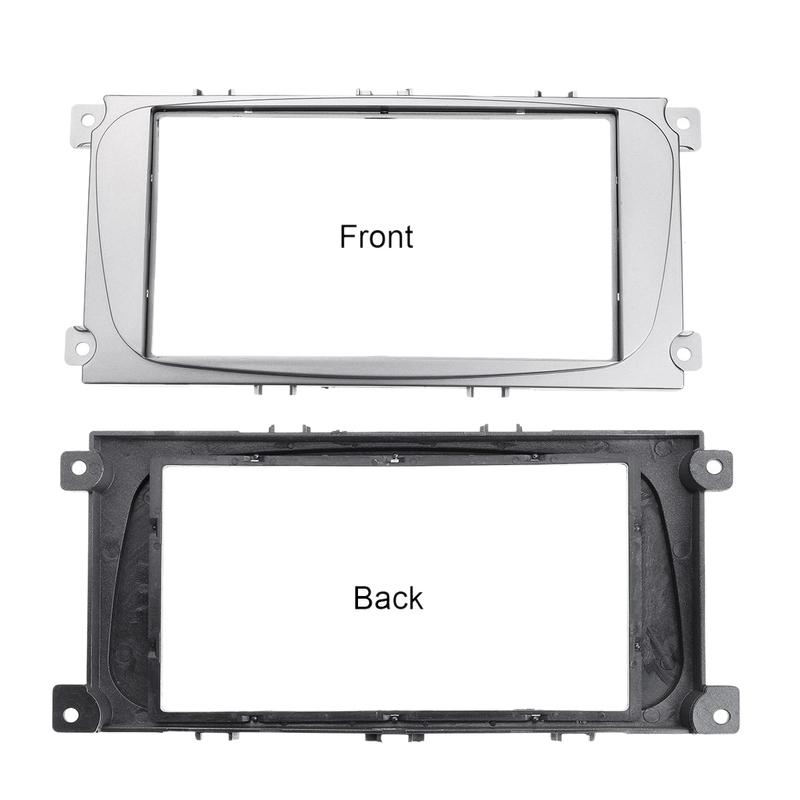 2Din Car Stereo Radio DVD Panel Audio Mount Fascia Kit for Ford Focus II Mondeo S-Max C-Max Galaxy II Kuga
