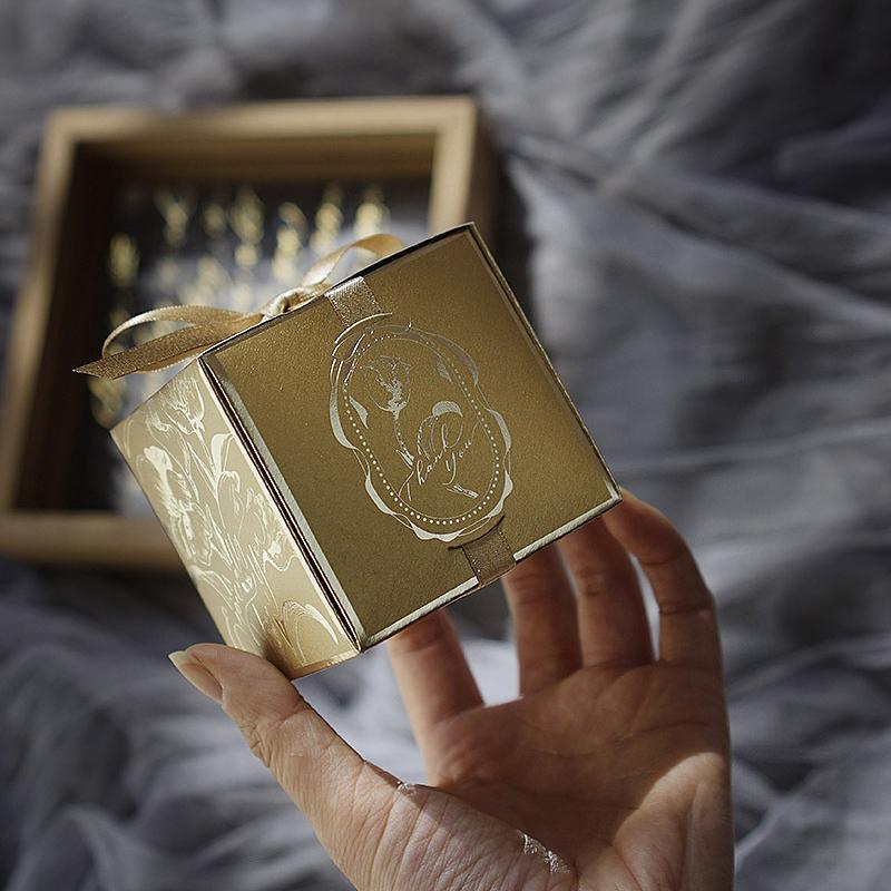 5 шт. Свадебная лента-бантик, креативная упаковка, подарочная бумага, печенье, конфеты, коробки, сахарницы, праздничные принадлежности