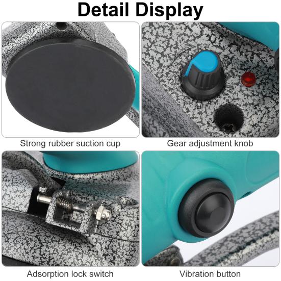 Беспроводной инструмент для укладки плитки, вибрационная машина, машина для укладки пола с присоской, вибратор для плитки, ручной инструмент для выравнивания плитки, 1500 мАч