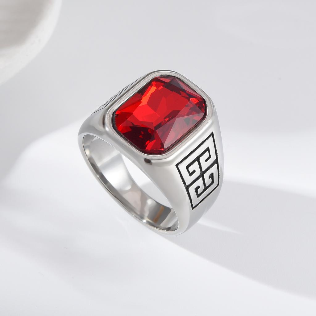 A3485 Мужские высококачественные кольца для часов из нержавеющей стали 316L с ониксом, классический трендовый ювелирный продукт