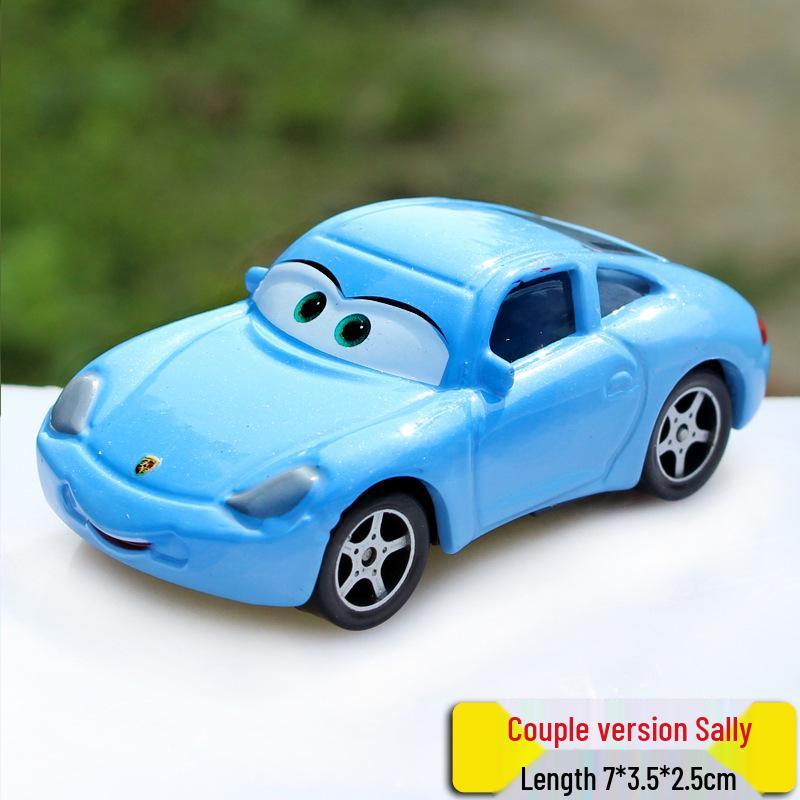 Набор машинок Pixar Cars из сплава: Модели МакКуина, Мэтра, Салли, Шерифа
