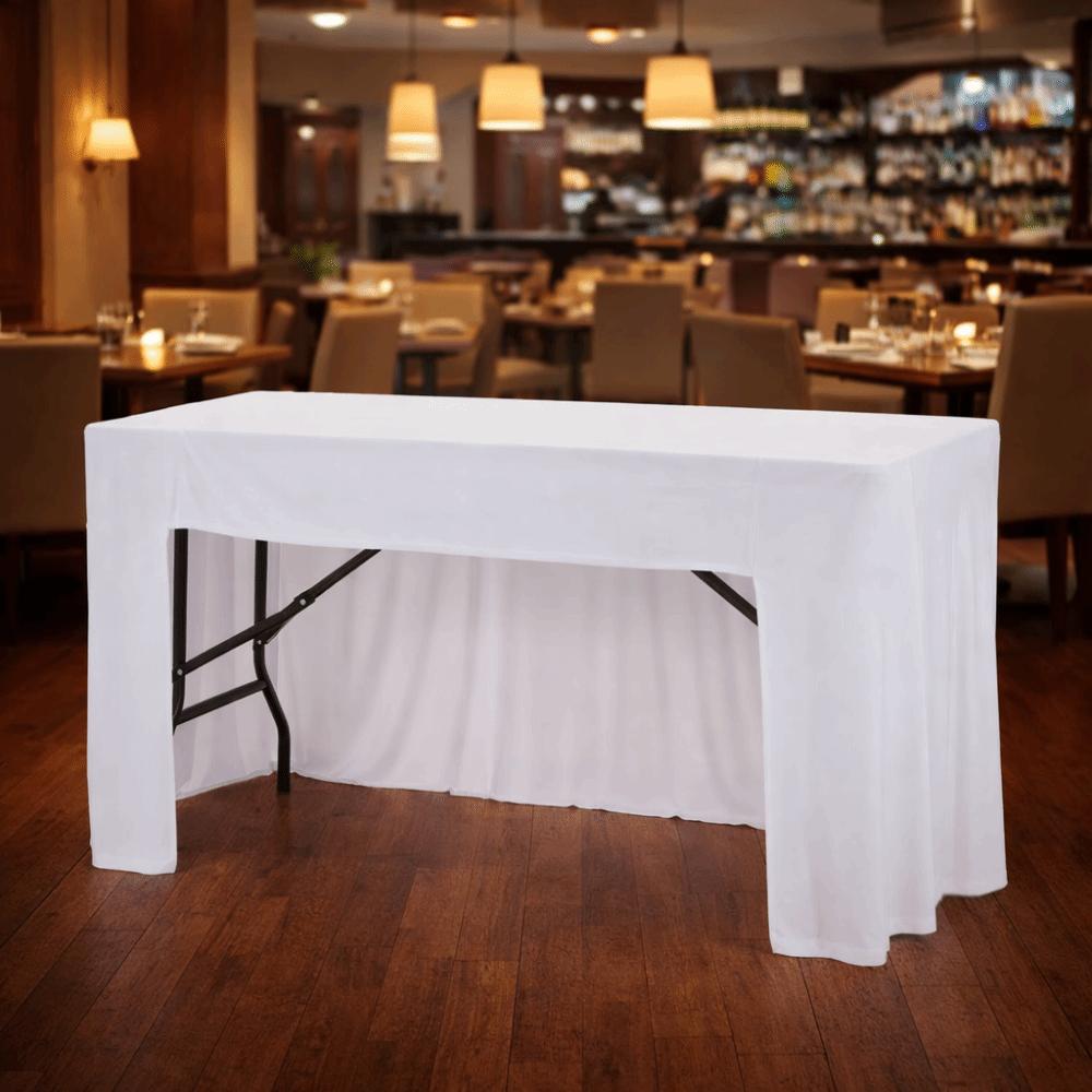 Elastic Table Cover Rectangular Table Skirt Practical Exhibition Table Decor  Wedding