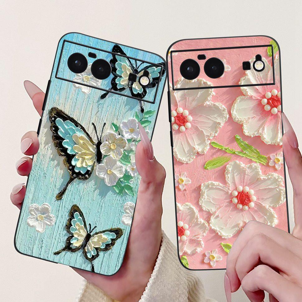 For Google Pixel 6 Case Cute Animals Soft Silicone Phone Cases For Google Pixel 6 Pixel6 Coque Ultra-thin TPU Back Cover Housing