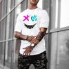 Popular Trendy Brand Round Neck Short-sleeved T-shirt Men's Summer Loose Casual Versatile Printed Short Sleeves Simple