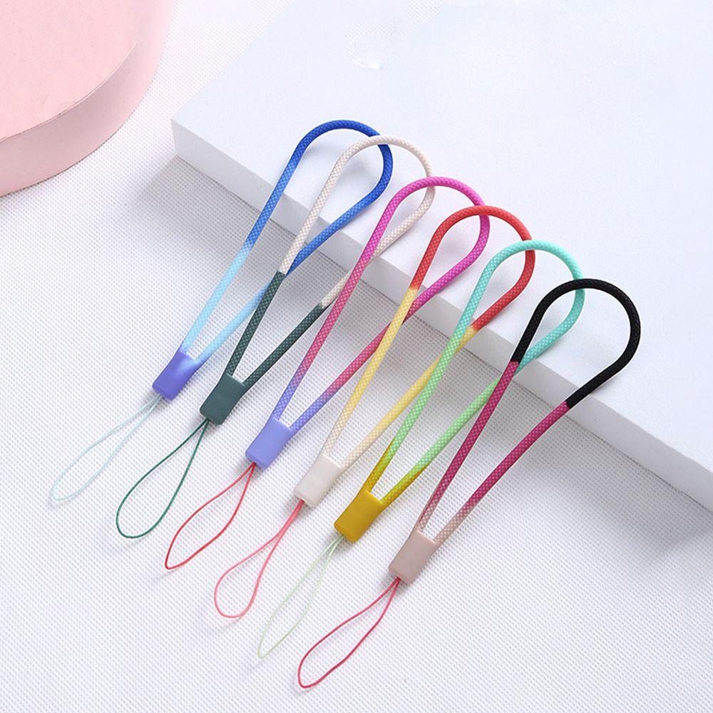 Шармы Ремешок на запястье от потери Акварельный плетеный узор Веревка для подвешивания телефона Ремешок для мобильного телефона