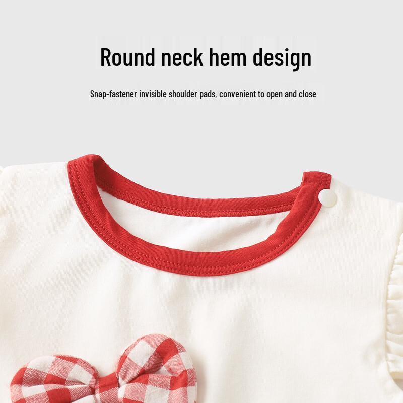 Youqi Baby Summer Thin Short Sleeve T-Shirt and Shorts Set